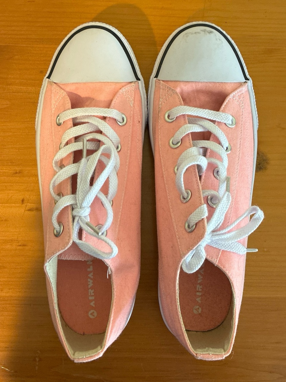 Airwalk Pink Canvas Low-Top Sneakers